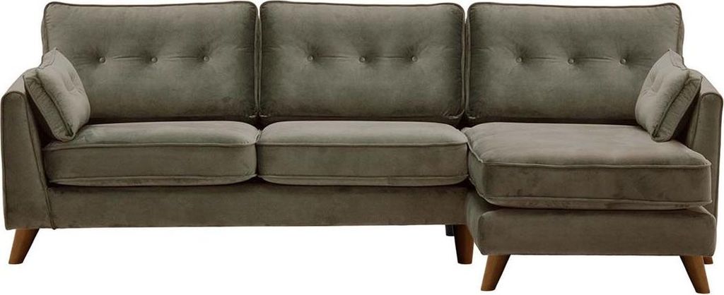 Rechtsseitiges Ecksofa Magnus-Velluto 17-dark oak