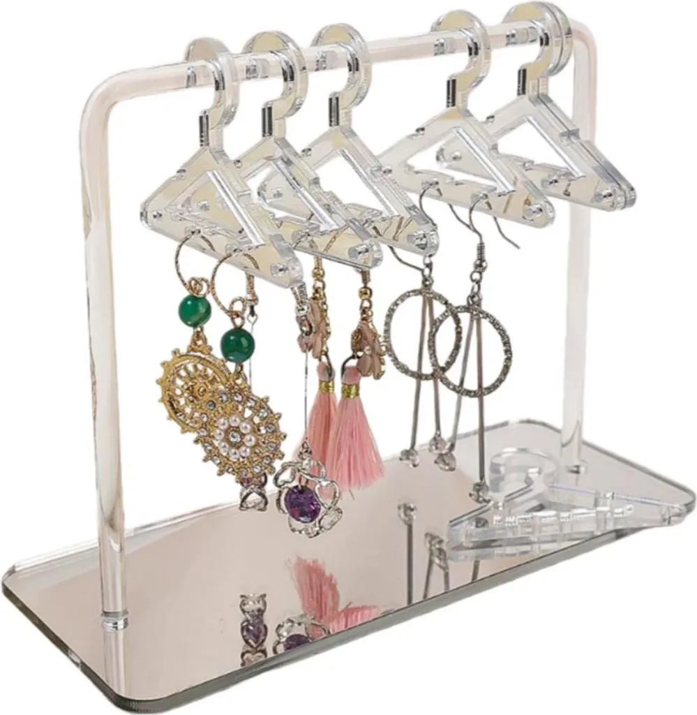 Regalo Unico: Porta Orecchini Personalizzato Argento | Organizer PMMA