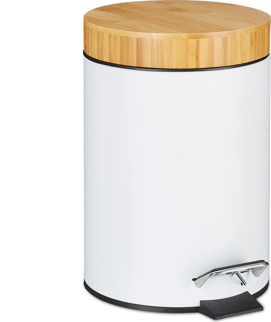 Petite poubelle hygiénique Relaxdays 3L pour petits espaces et WC