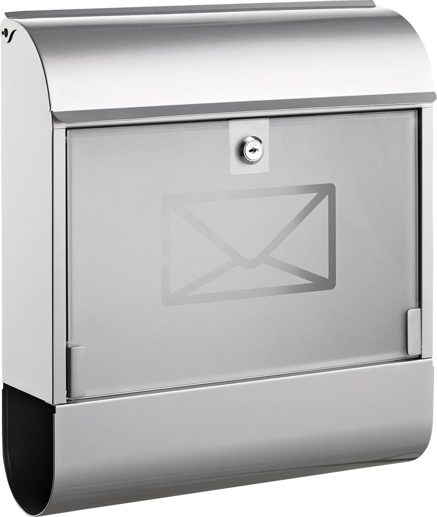 ALCO ALBERT Briefkasten 8608 silber Produktbild 