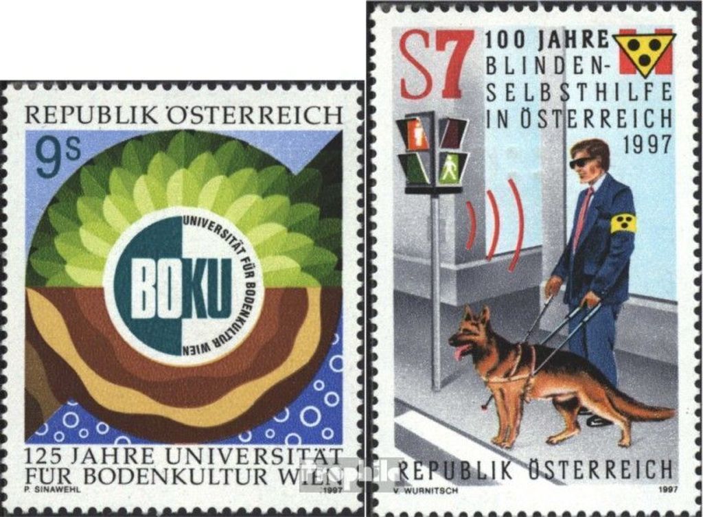 Briefmarken Österreich 1997 Mi 2230,2232 (kompl.Ausg.) postfrisch Universität