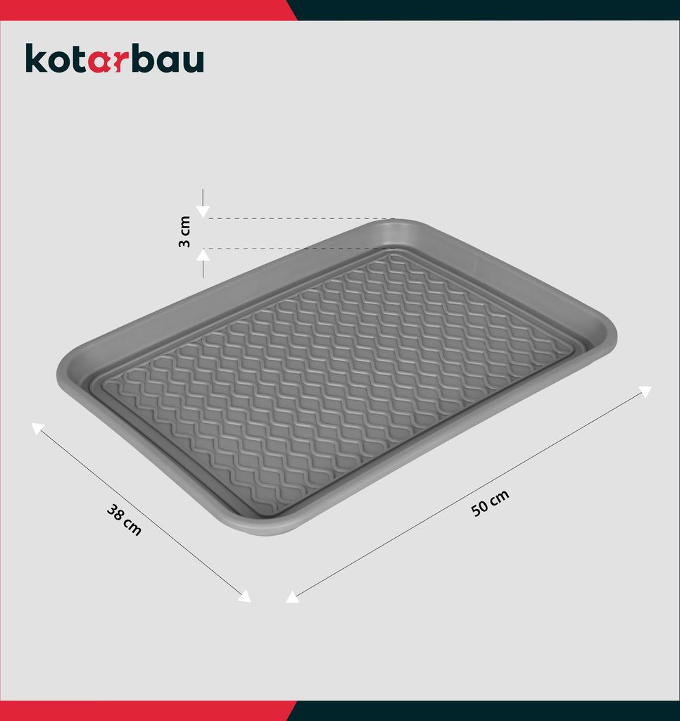 KOTARBAU® Sada 2 odkvapkávacích táckov na topánky 38x50cm Obrázok produktu 4