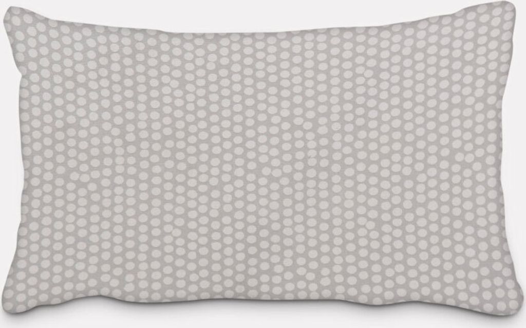 SCHÖNER LEBEN. Kissenhülle Fryett`s Spotty Punkte hellgrau Größe 40x60cm (HxB) 40x60cm (HxB) Größe