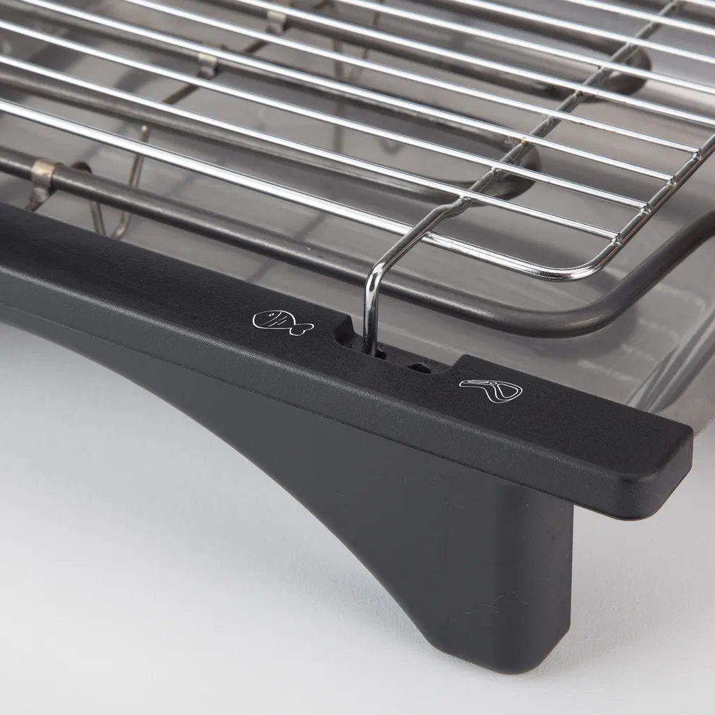 Barbecue Électrique JATA BQ95 de Table en Acier Inoxydable Compact
