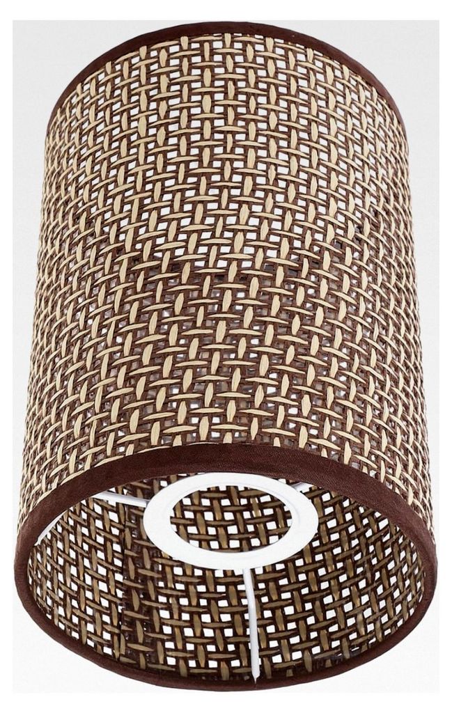 Rattan-Lampenschirm für Tischleuchten – Moderner Ersatzschirm in natürlicher Optik für Schlafzimmer und Wohnzimmer