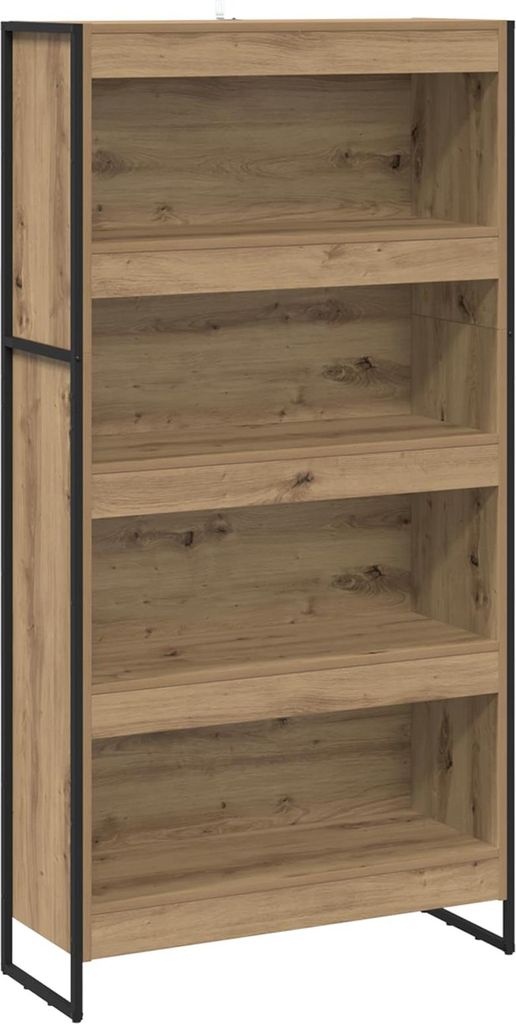 Bücherregal 2 pcs Kunsthandwerk Eiche 80 x 30 x 155 cm