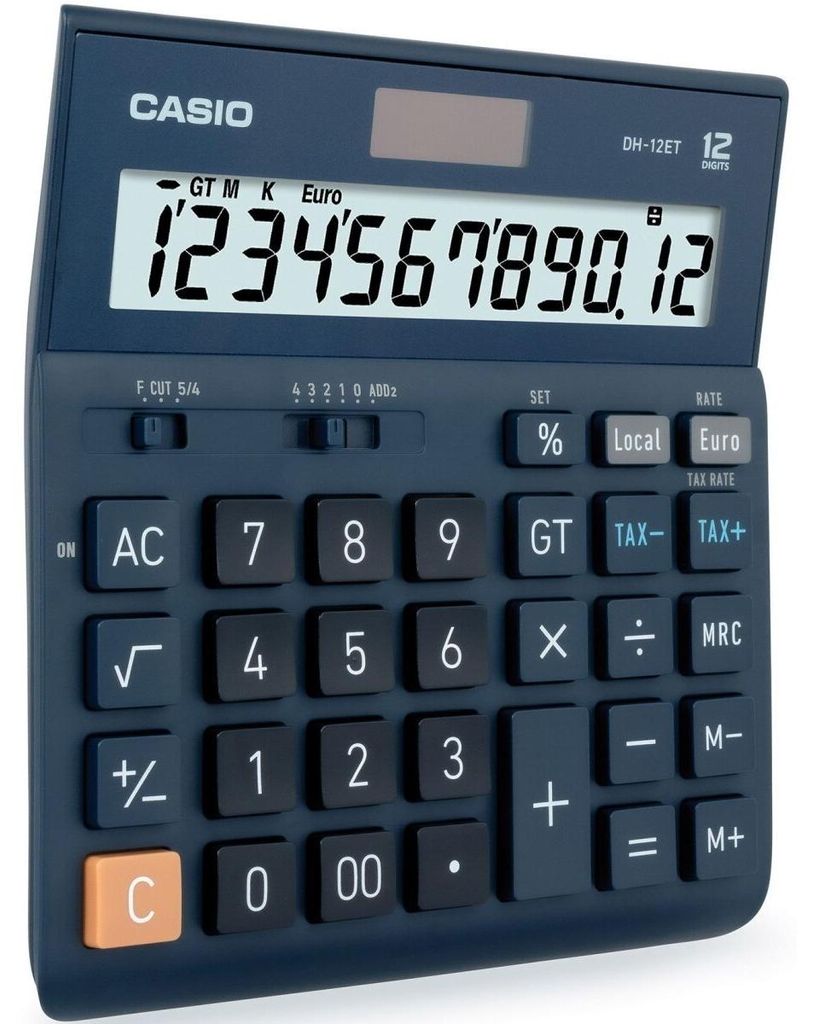 Casio DH-12ET, Desktop, Einfacher Taschenrechner, 12 Produktbild 