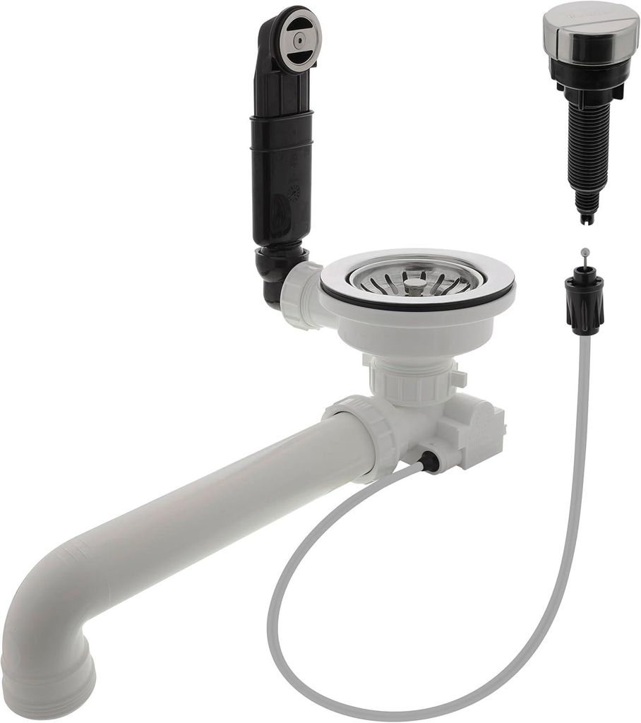 Blanco Ablaufgarnitur 1 x 3 1/2'' mit Ablauffernbedienung Produktbild 