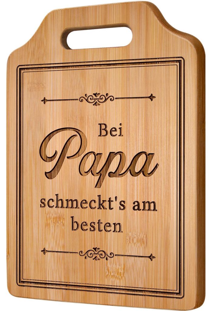 Geburtstagsgeschenk für Papa – Graviertes Bambus-Schneidebrett, Geschenke für Papa, Geburtstagsgeschenk für Papa, Weihnachtsgeschenk für Papa...