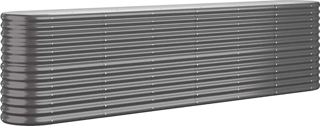 vidaXL Zvýšená posteľ Pozinkovaná oceľ 260x40x68 cm Obrázok produktu 
