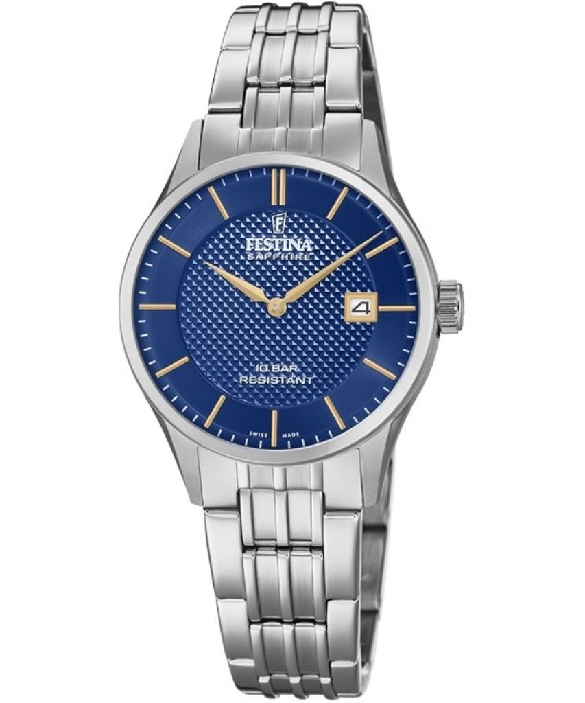Festina F20006-3 silberne Damenuhr