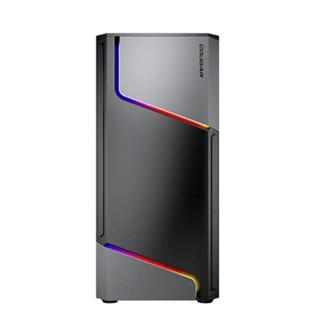 Tour PC Gamer Noir avec Vitre Latérale et Éclairage RGB COUGAR MX360