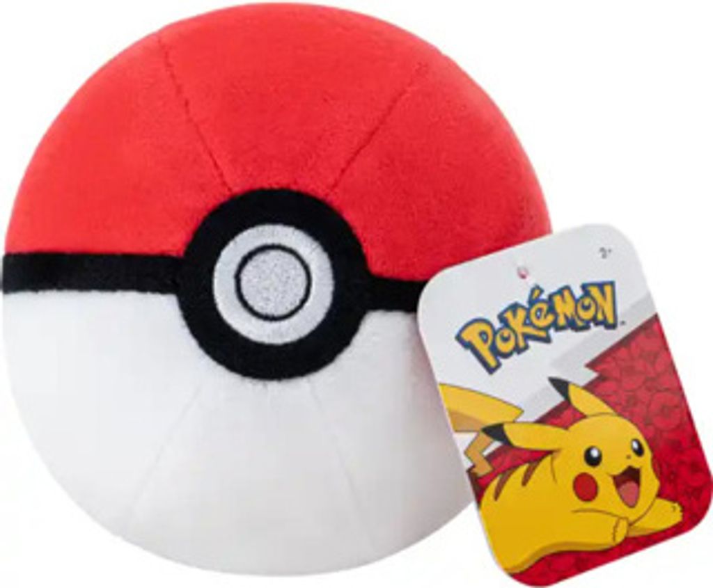 Jazzware Pokemon Boules de Poke en peluche assorties Image du produit 