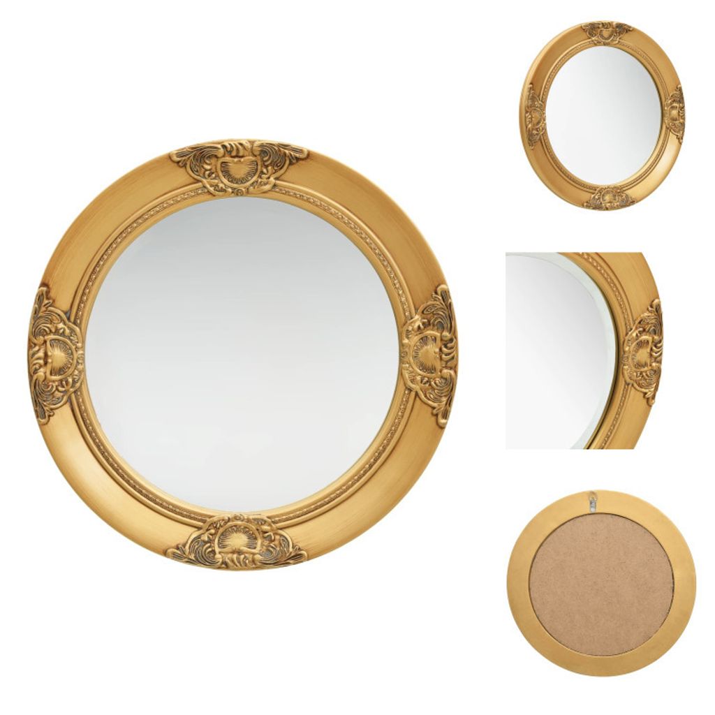 vidaXL Wandspiegel im Barock-Stil 50 cm Golden -  Spiegel Produktbild 1
