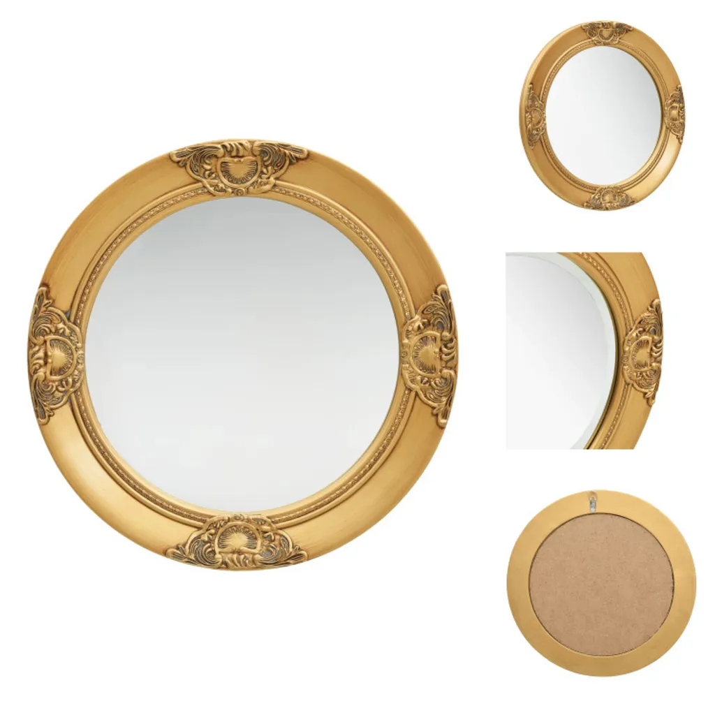 Specchiera Oro vidaXL Barocca 50 cm | Specchio Muro Vintage