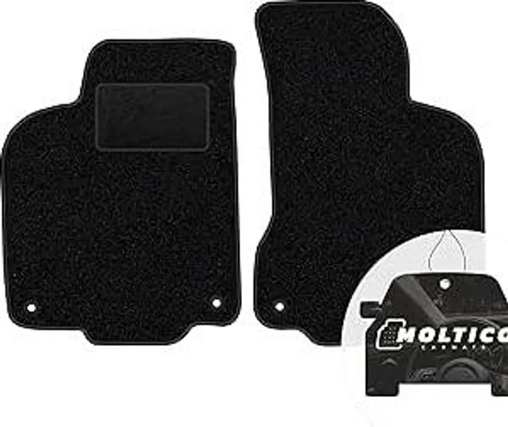 Tappetini VW Polo II 1990-1994 | Moto-MOLTICO Velours Nero Su Misura