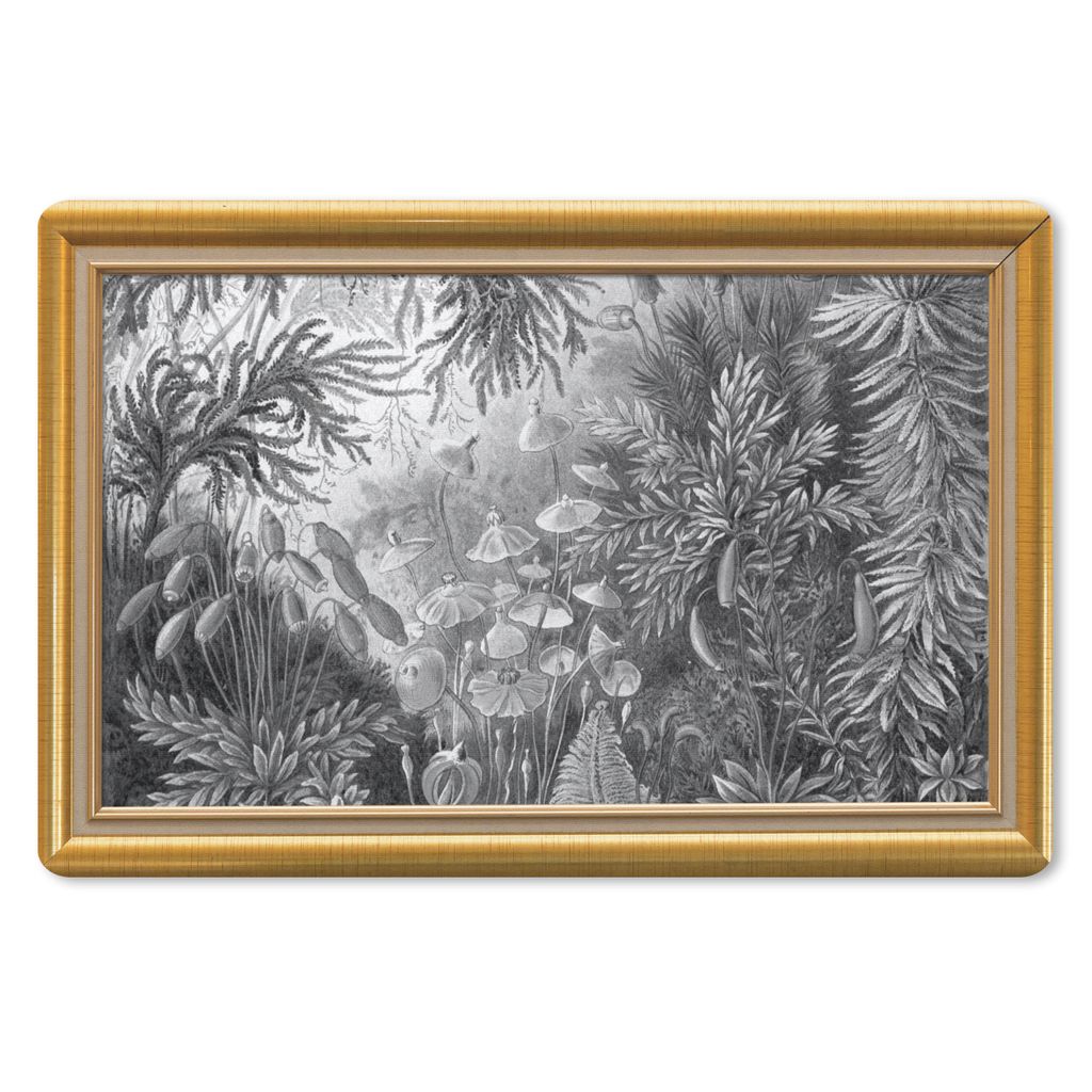 MuchoWow Mauspad Mousepad Kunstwerke - Alte Meister - Rahmen - Gold 27x18 cm - Mousepads - Maus Mat - Pad - Mausunterlage - Büroartikel - Desk M...