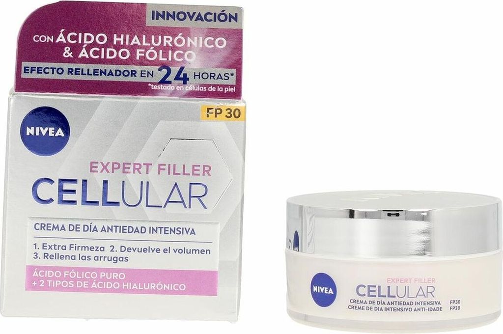 Nivea Cellular Filler Hyaluron- und Folsäure-Tagescreme Spf30 50 ml