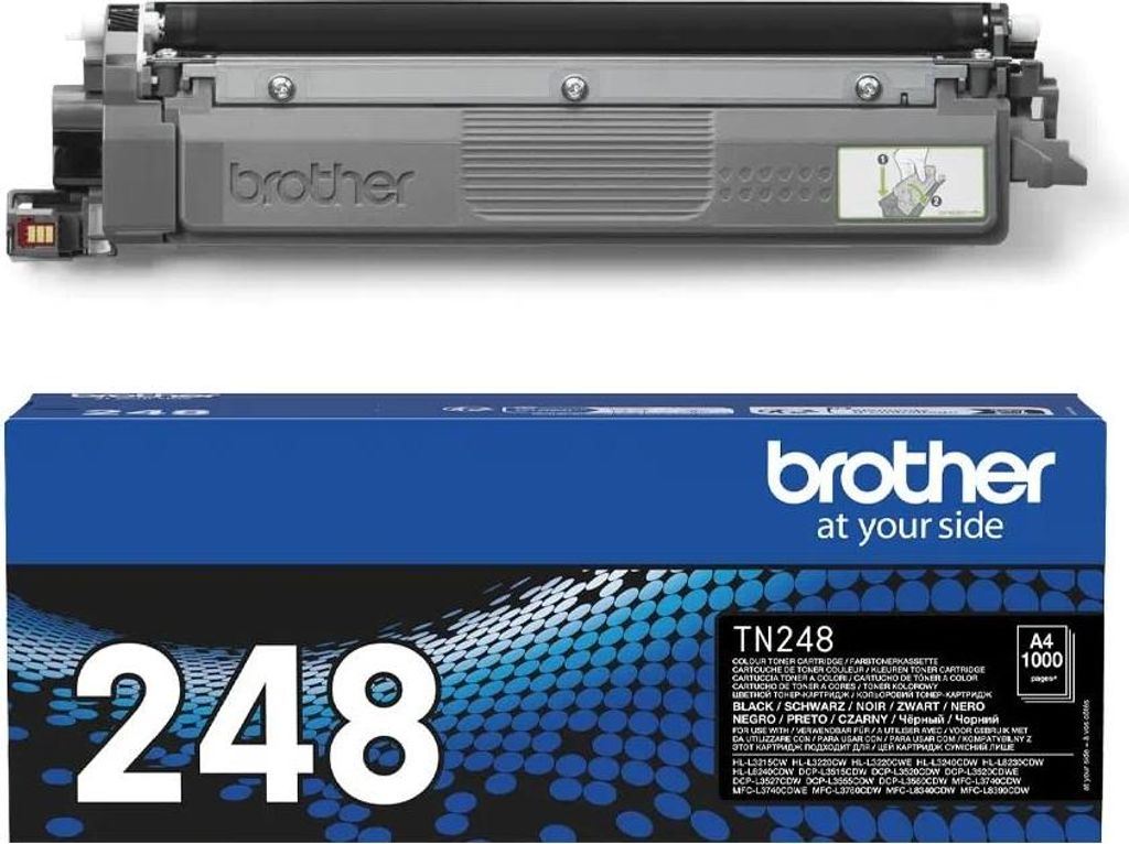 czarny toner brother TN-248BK Zdjęcie produktu 