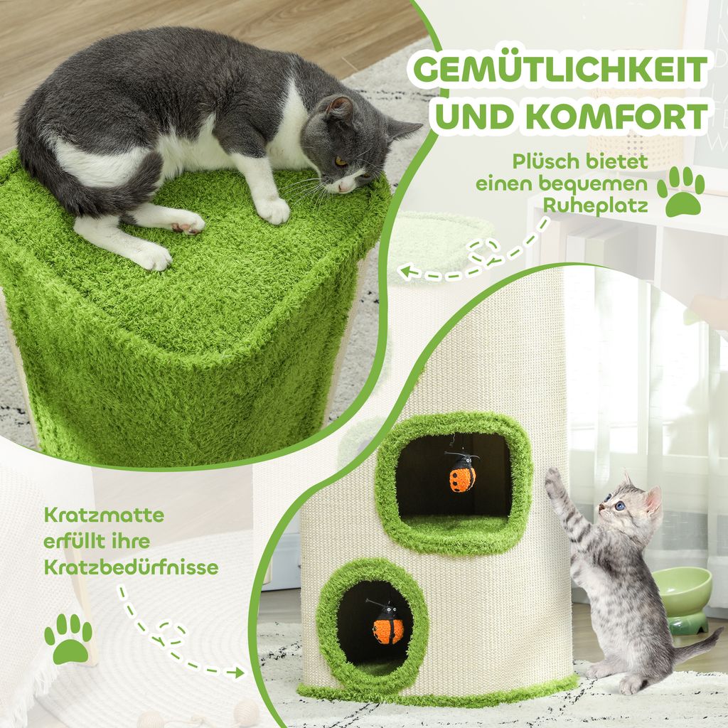 PawHut Kratztonne 76 Cm Hoch Katzentonne Mit Kaufland de pawhut-kratztonne-76-cm-hoch-katzentonne-mit-kaufland-de