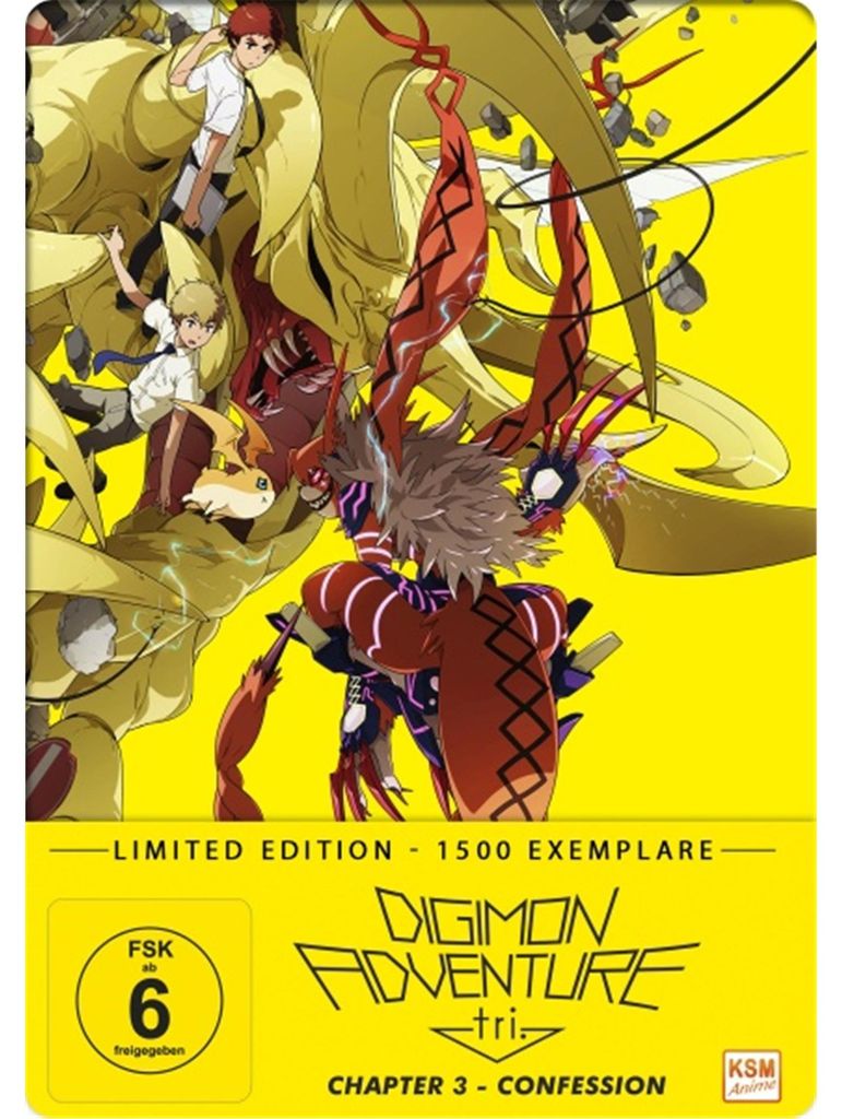 PLAION Digimon Adventure tri. - Confession Chapter 3 (FuturePak), Zeichentrickfilm/Cartoon, DVD, Deutsch, Japanisch, 102 min, Digimon Adventure tri...