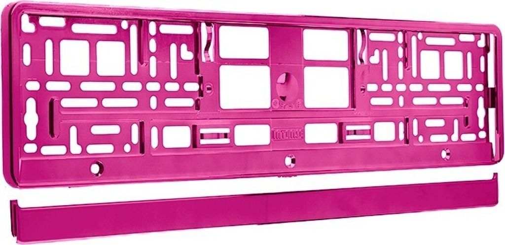 Cornice per targa metallizzata, rosa Immagine del prodotto 