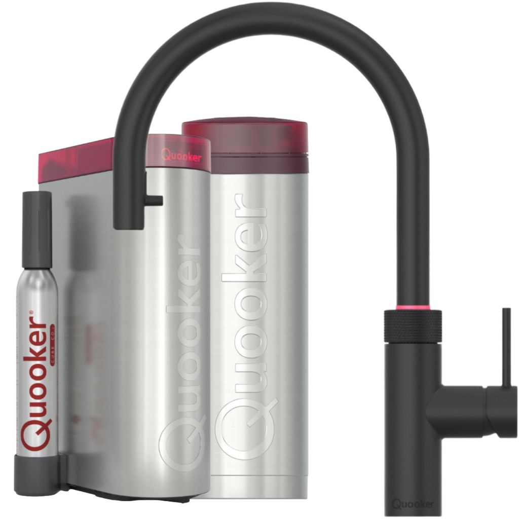 Quooker Flex Round PRO3 CUBE schwarz *inkl. Produktbild 