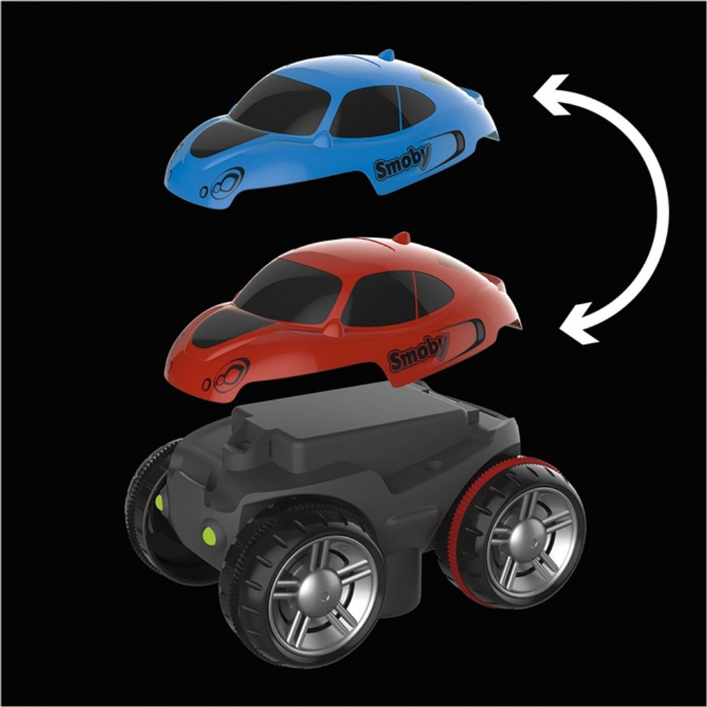 Smoby FleXtreme Starter-Set Autorennbahn - 184 bunte Produktbild 42