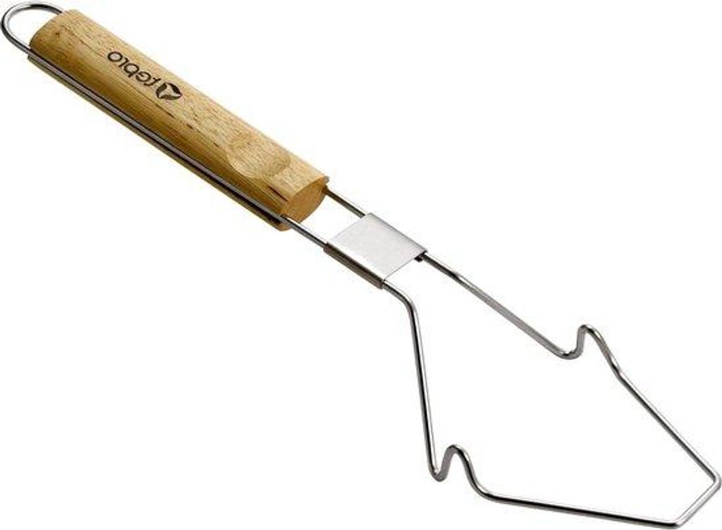 Grillroosterheber für BBQ, praktisch, Edelstahl, 30cm