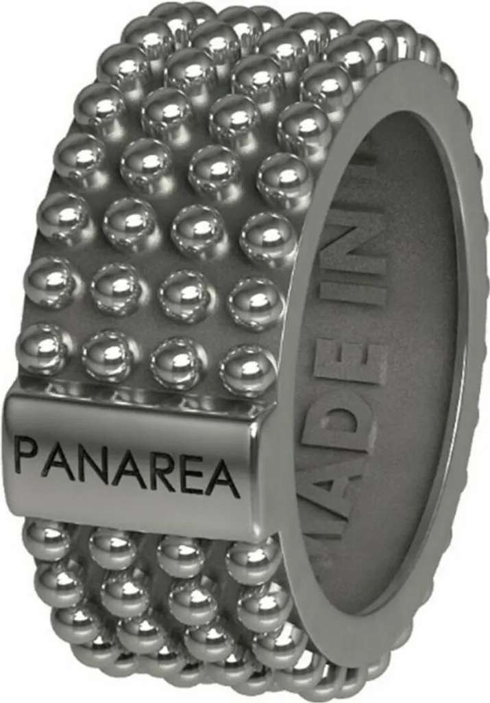 Panarea AS254OX 14mm: Anello in Argento Sterling con Finitura OX