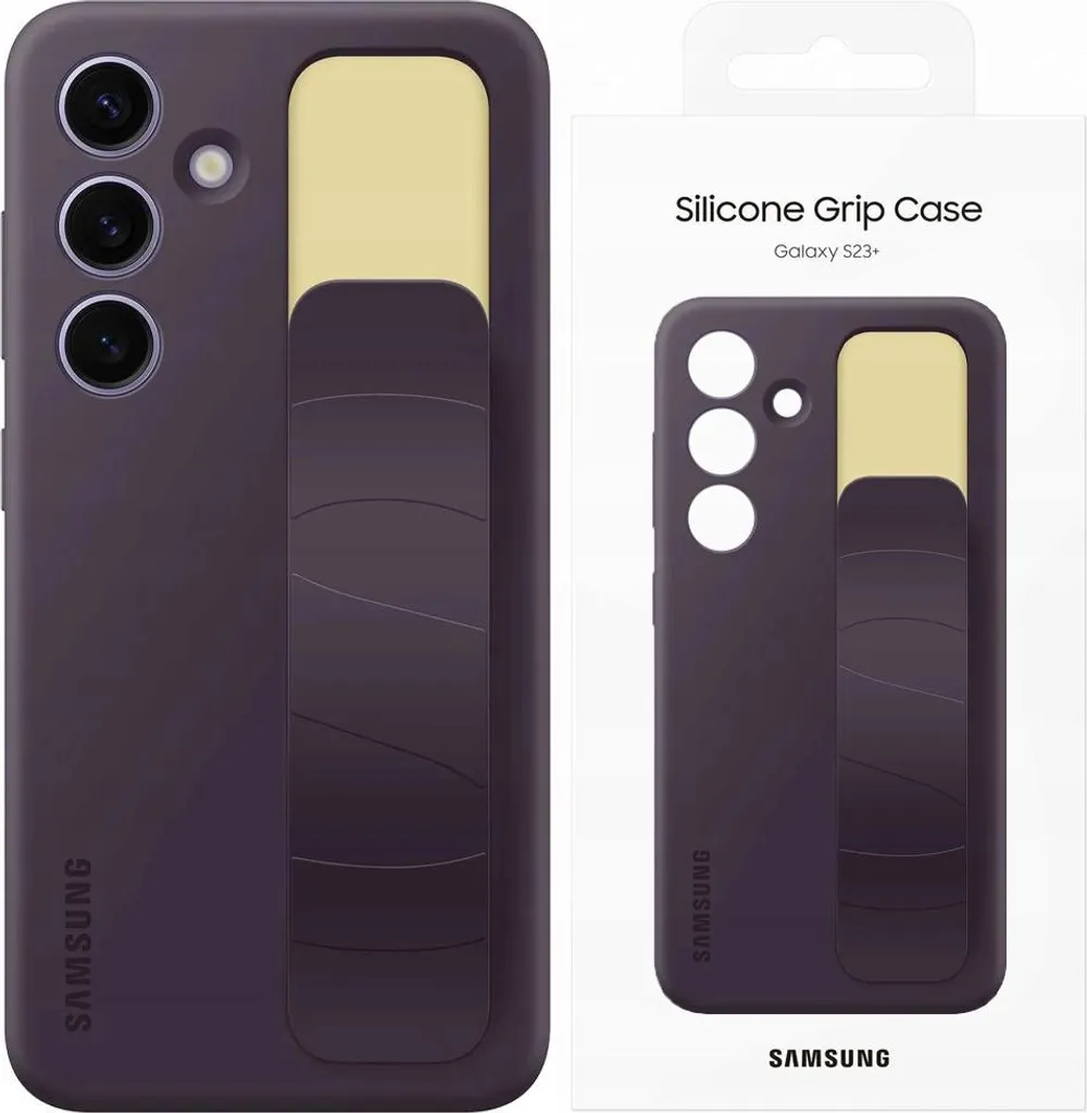 Cover Galaxy S24 Samsung Standing Grip Case Viola Scuro | Grip Top