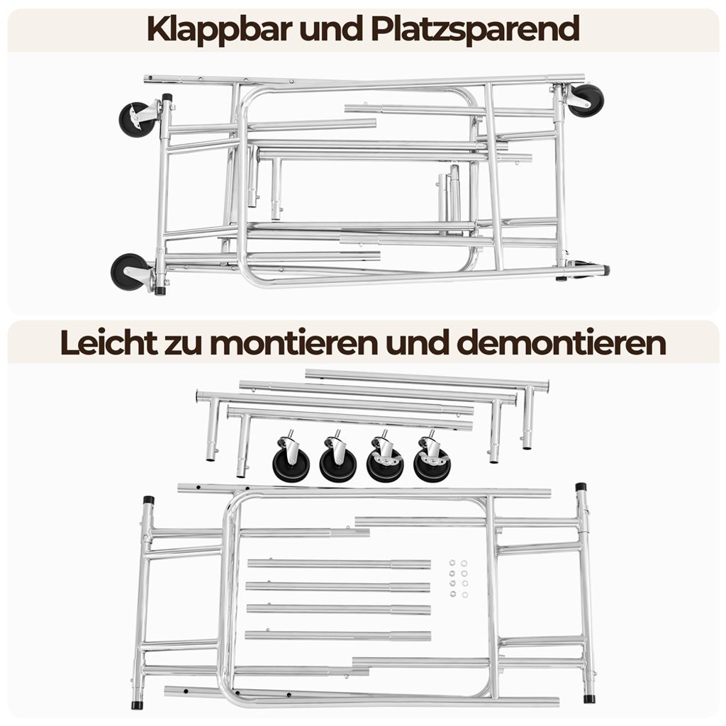 Yaheetech Kleiderständer Stabiler Garderobenständer 2 Produktbild 9