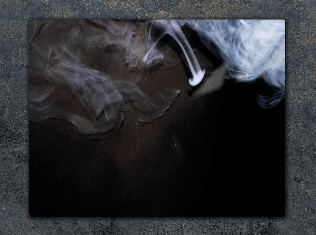Tagliere in Vetro Temperato 52x40 Fumo | Coprifornelli Universale - 3