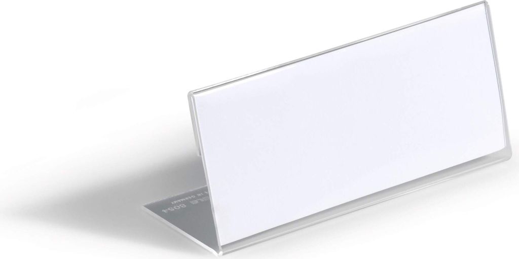 DURABLE Tischnamensschild L-Aufsteller 61x150 mm 10 St. Produktbild 