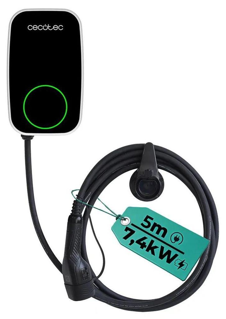 Cecotec Pit&stop Smart 7.4kw 5 M Autobatterie-ladegerät One Size