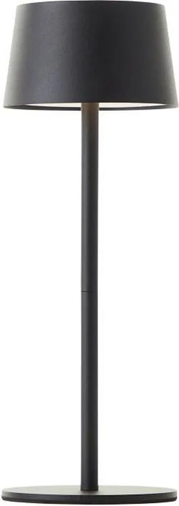 Lampada da tavolo dimmerabile LED nero ricaricabile Lampada da tavolo dimmerabile Lampada da tavolo a batteria Camera da letto Bar Ristorante