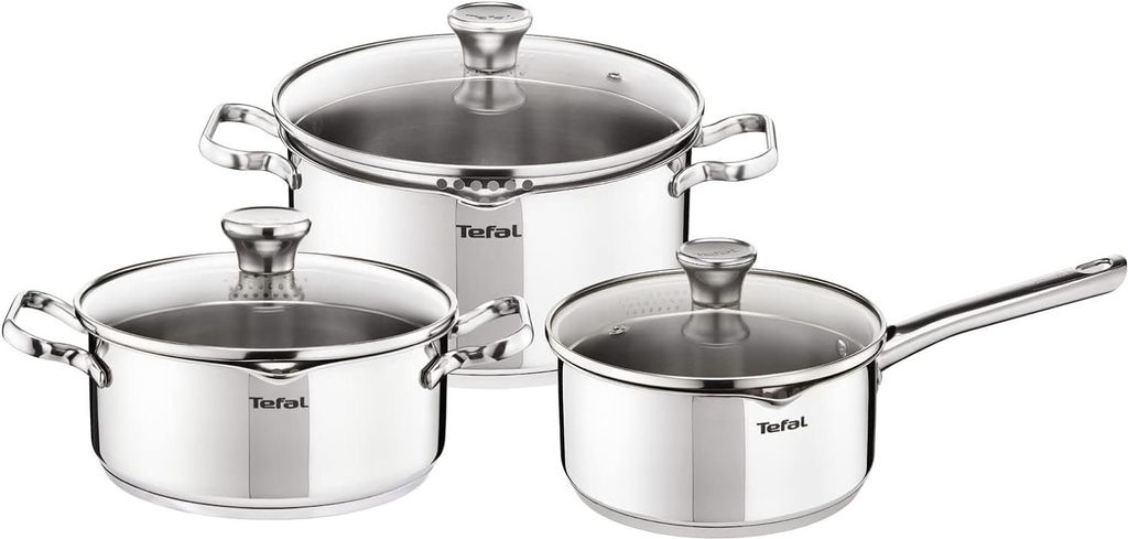 Tefal Duetto A705S6, Edelstahl, Edelstahl, Edelstahl, Edelstahl, Glas, 250 °C