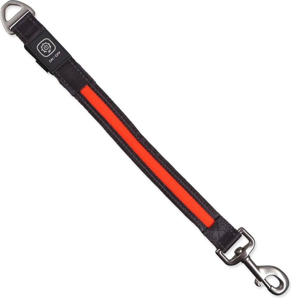 Dog Fantasy USB LED nylonowa smycz, przełączalna, świecąca, Zdjęcie produktu 