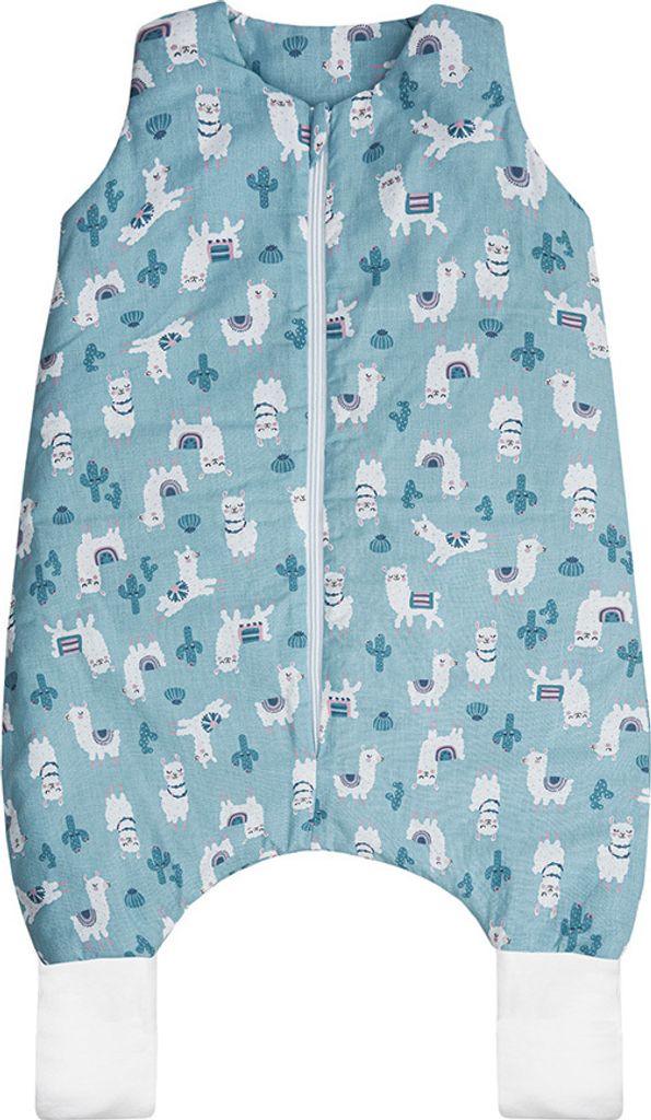 DOLCE SONNO Babyschlafsack mit Füßen - 2,5 TOG Ganzjahresschlafsack für Babys und Kinder - Babyschlafsack mit Beinen - 100% Baumwolle - Größe M