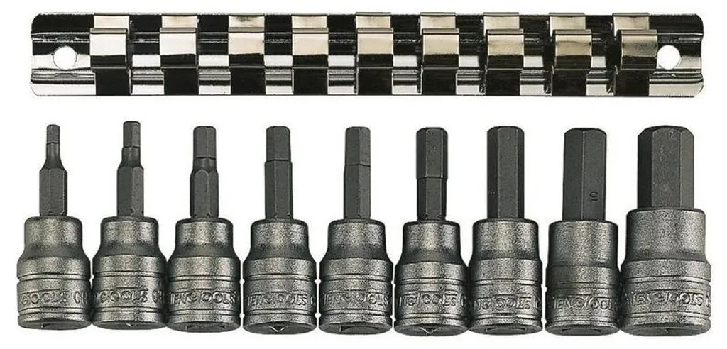 Jeu de douilles TengTools 68830108 avec boîtier à cliquet en acier Cr-V