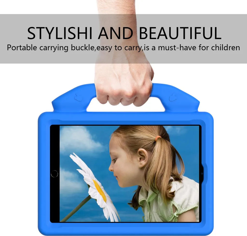 Cover Antiurto iPad mini 1-5 Bambini - Schiuma EVA Leggera con Supporto - 4
