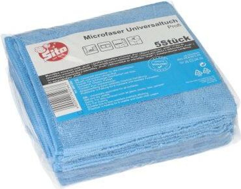 Microfasertücher Profi Blau 32?×?32?cm – strapazierfähig & vielseitig für alle Oberflächen