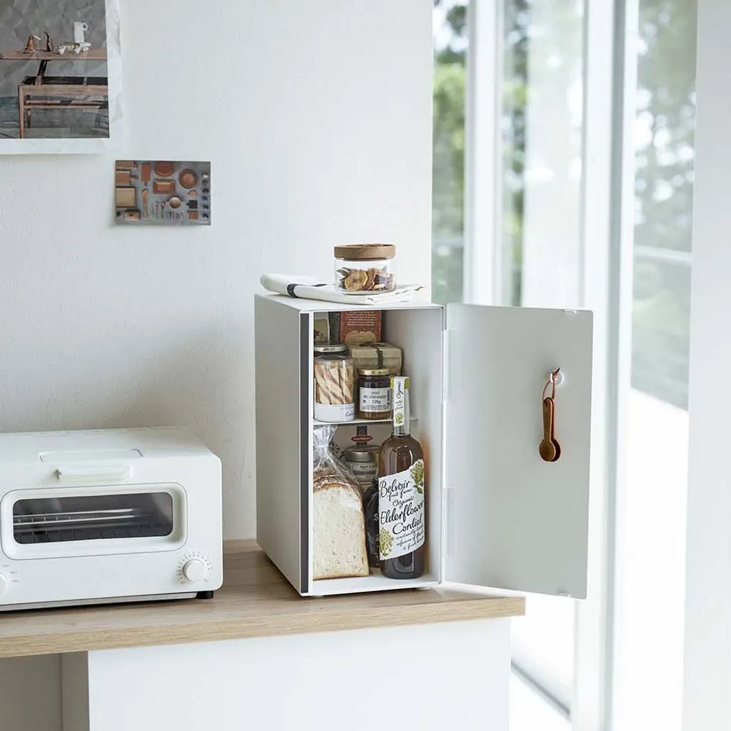 Armadio Cucina Tosca Shabby Chic | Mobiletto Bianco Dogato Vintage - 8