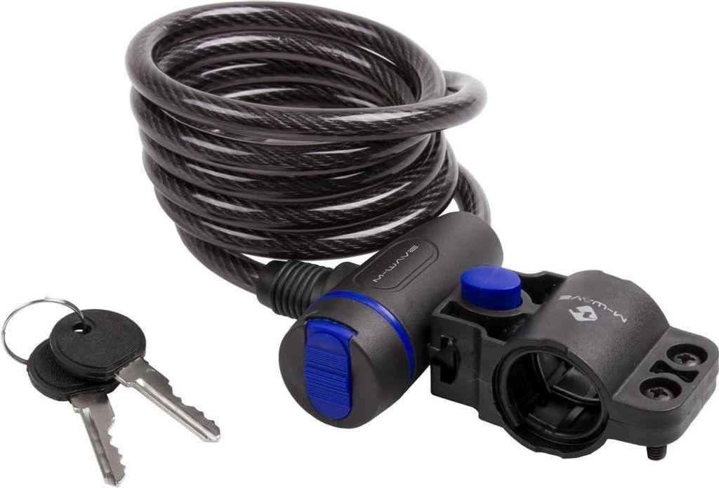 Spirálový zámek DS 8.15 1500 x 8 mm černý Obrázek produktu 