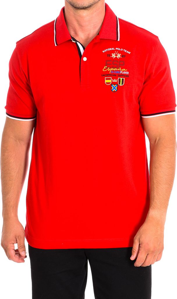 La Martina Kurzarm-Polo TMP312-JS303 Mann