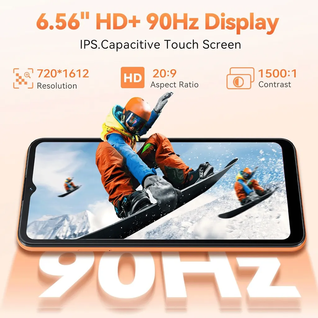 Smartphone CUBOT Note 21 Orange 128Go Android 13 Écran 90Hz Fluide - 3