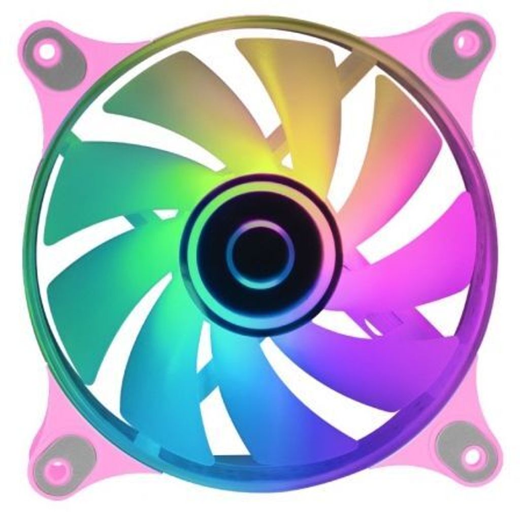 Mars Gaming MF3DP, Ventilator, 12 cm, 1200 RPM, Pink