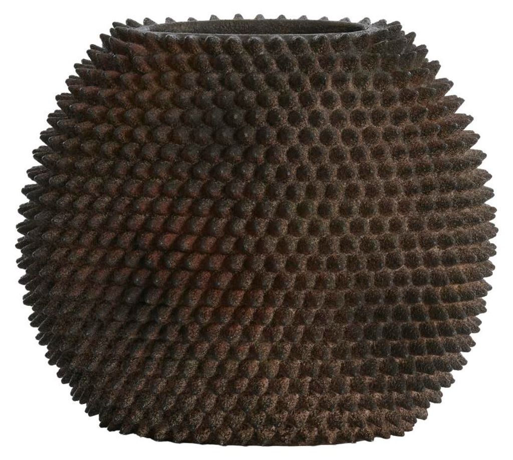 Vase Light & Living CALDRAS marron en plastique – Image du produit 