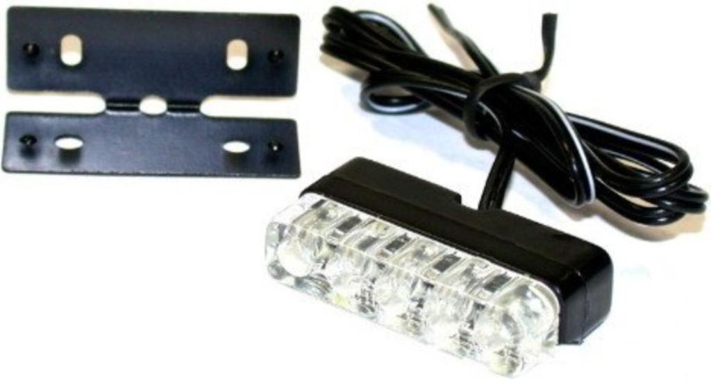 Kennzeichenleuchte JMP LED schwarz 38x18x10mm