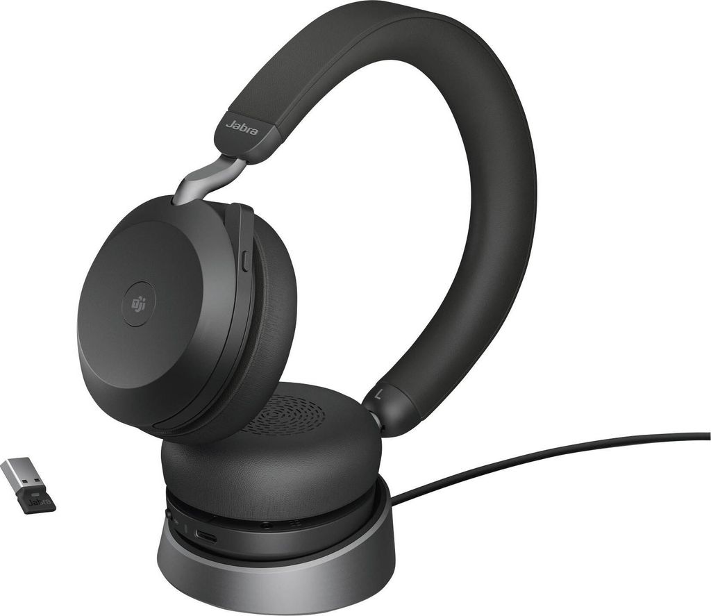 Jabra Evolve2 75 Headset schwarz Produktbild